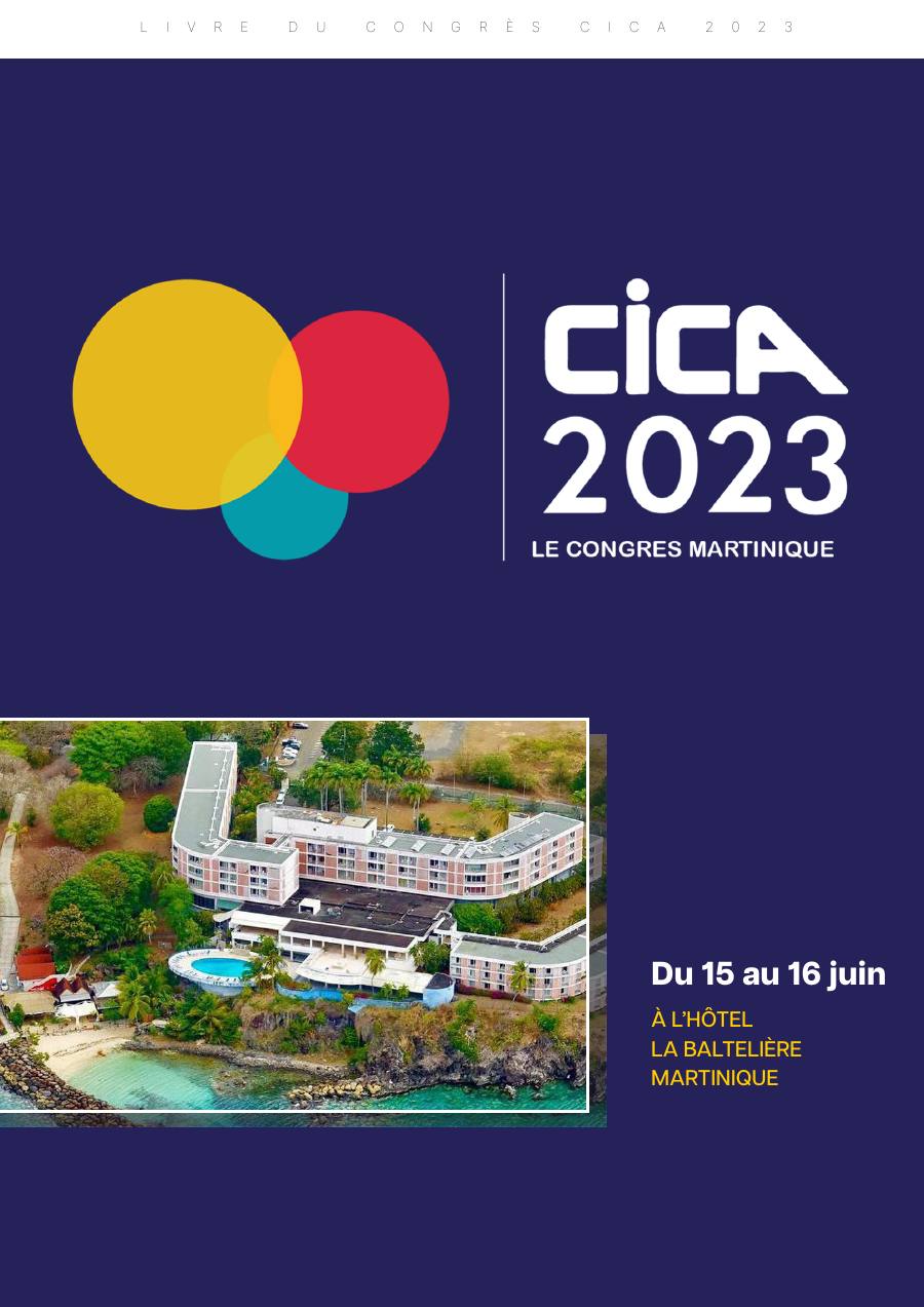 Couverture — Magazine / lookbook CICA 2023 — Livre du congrès
