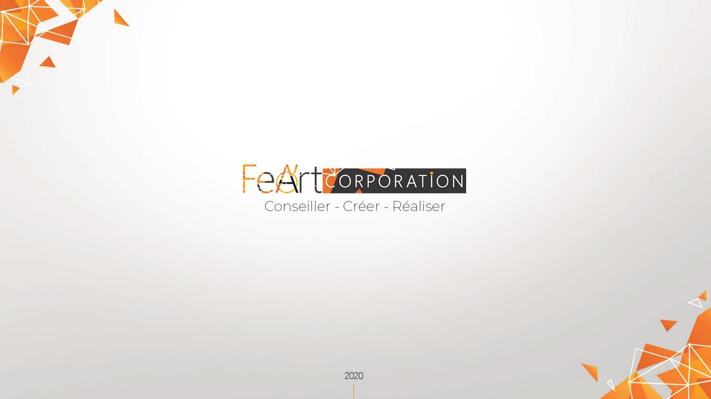 Couverture — Plaquette commerciale FeArt Corporation