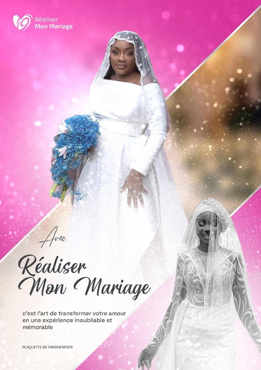 Couverture — Plaquette d'entreprise Réaliser Mon Mariage