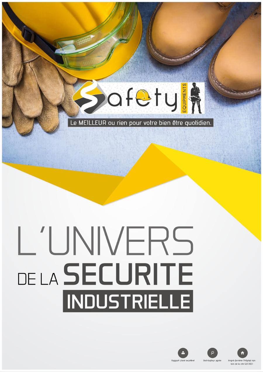 Couverture — Catalogue produits Safety Équipement — Catalogue