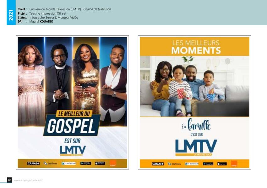 LMTV — Chaîne de télévision — teasing impression offset